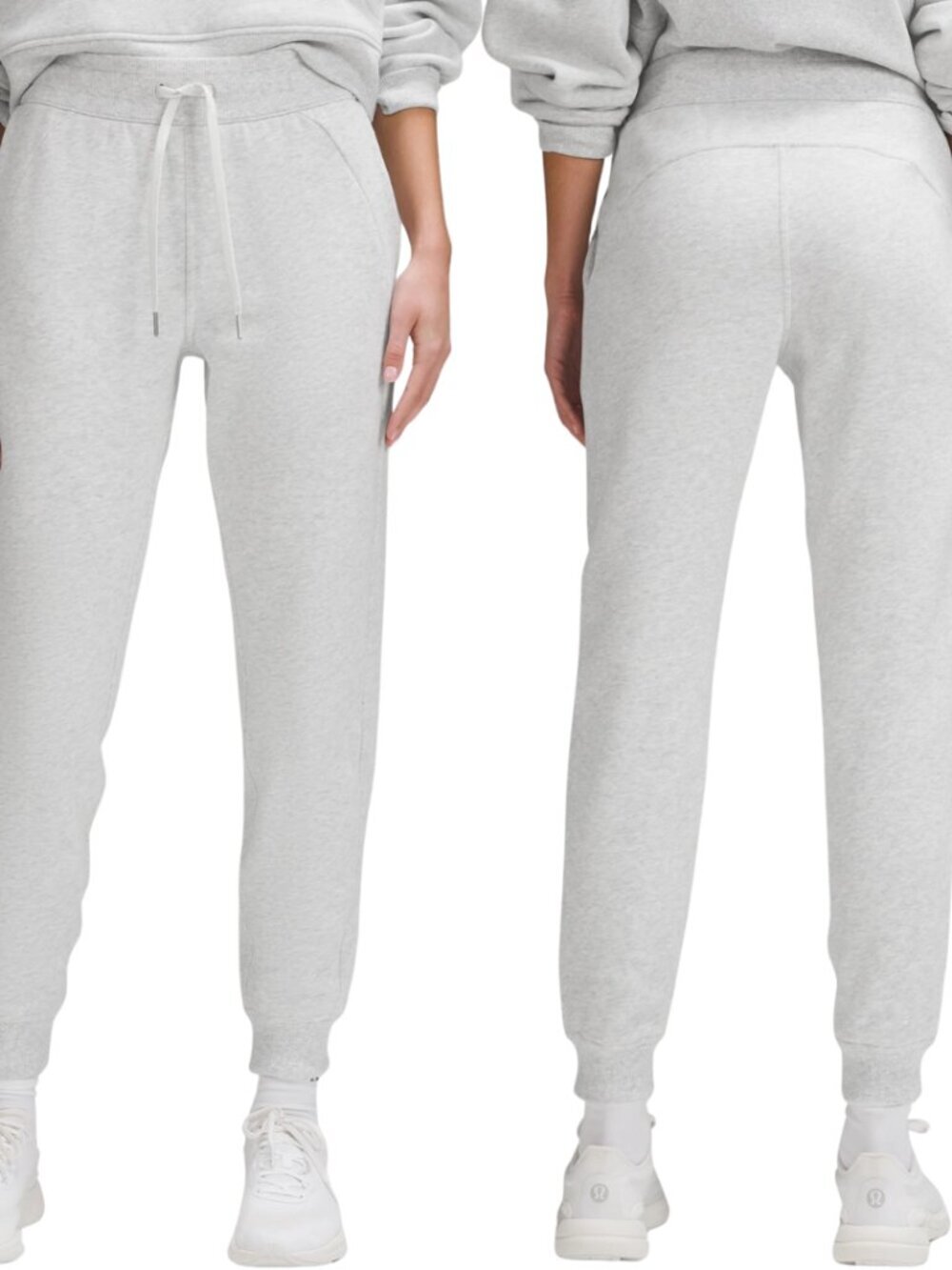 Lululemon Scuba High-Rise Jogger Sweatpants Women's 8 Gray Active Athletic Comfy